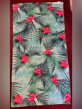 Betsey Johnson Tropical Floral Palm Beach Towel